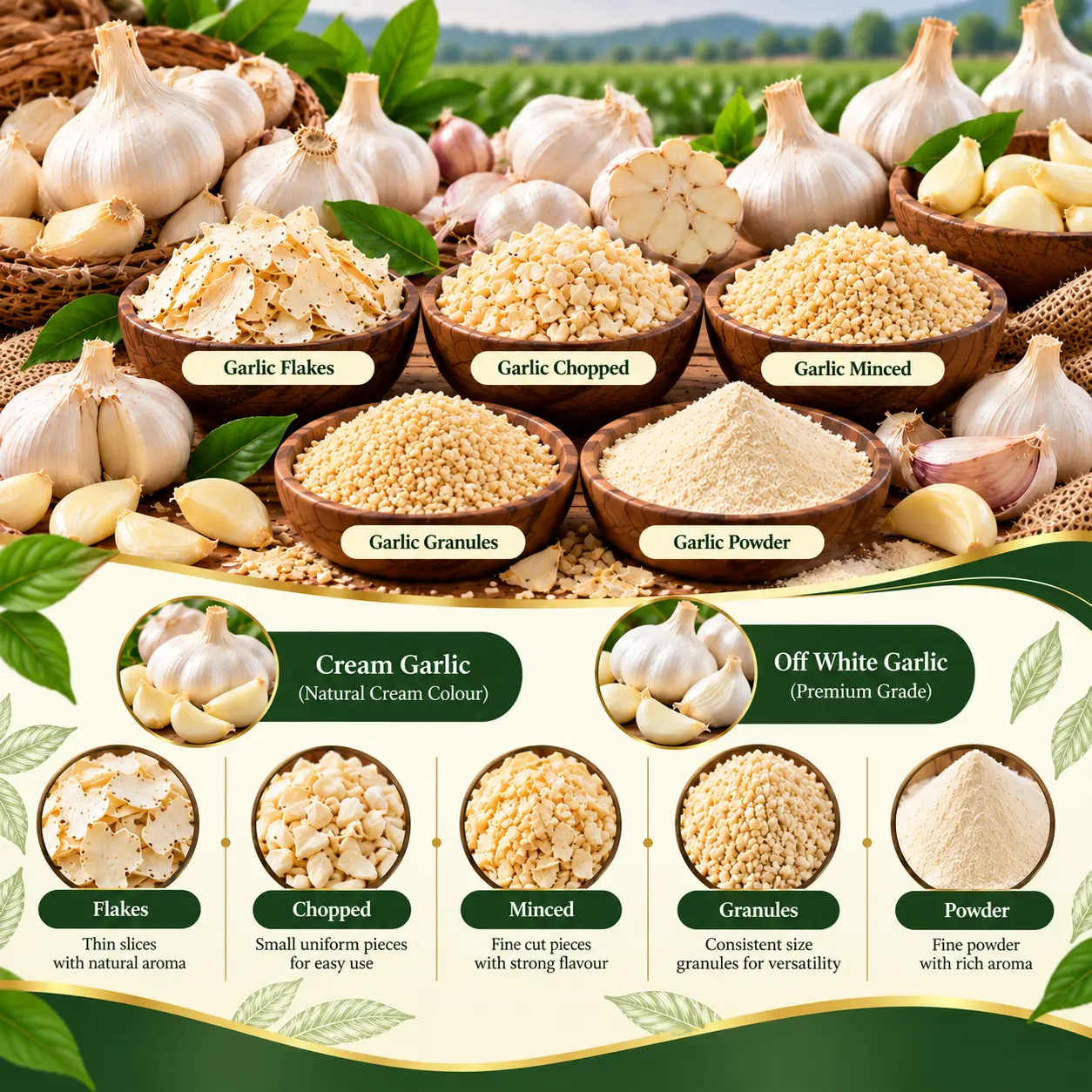 Dehydrated Garlic